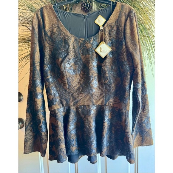 Luba by Hannah Payne Sophia top size 10 long sleeve new with tags - Picture 4 of 16